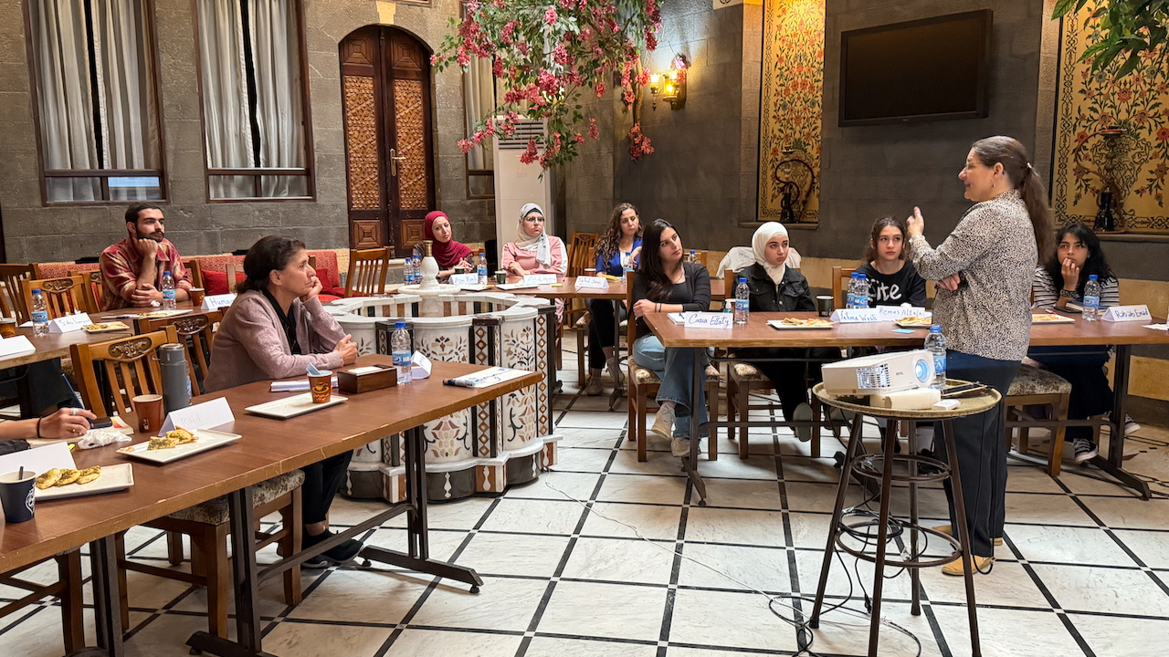 ورشة تدريبية في دمشق، سوريا